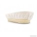 KOOTIPS 9 inch Oval Shaped Banneton Brotform Bread Dough Proofing Rising Rattan Basket & Liner Combo - B01HGKYZ3O